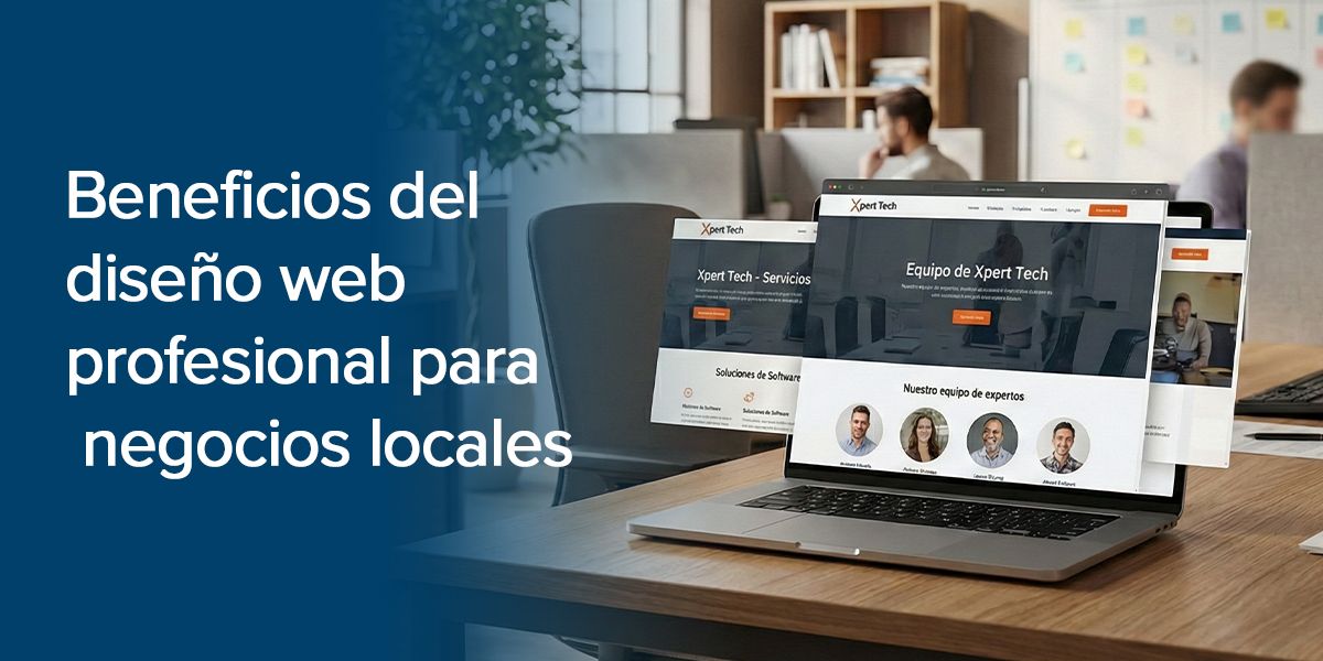 Beneficios del diseño web profesional para negocios locales